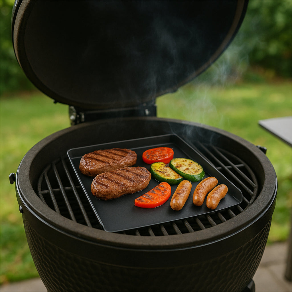 Grillplatte, 30 x 40 cm, keramikbeschichtet