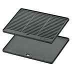 Reversible griddle, cast iron, grill plate