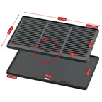 Reversible griddle, cast iron, grill plate