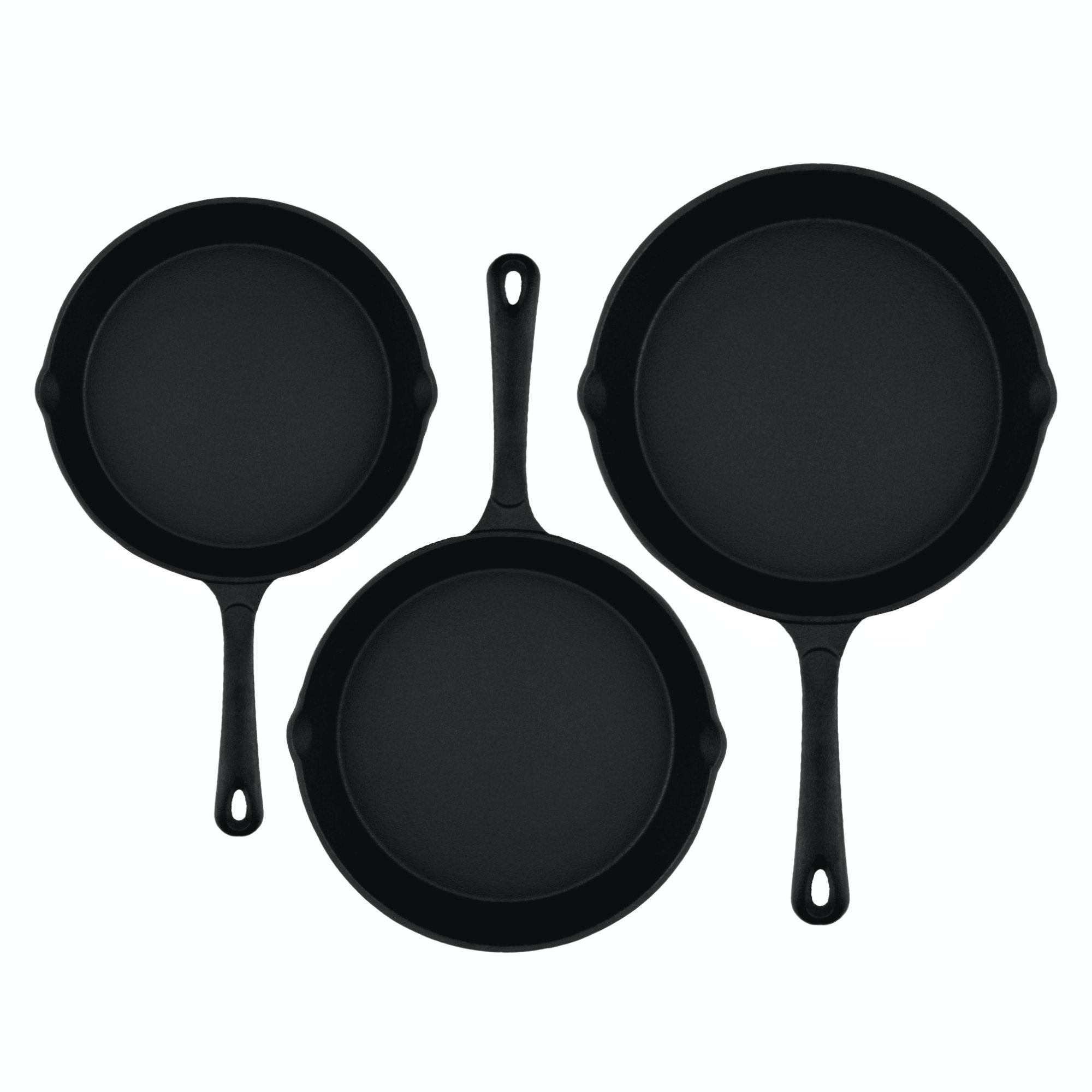 "Ultimate PRO3+" pan set, 3-piece, cast iron