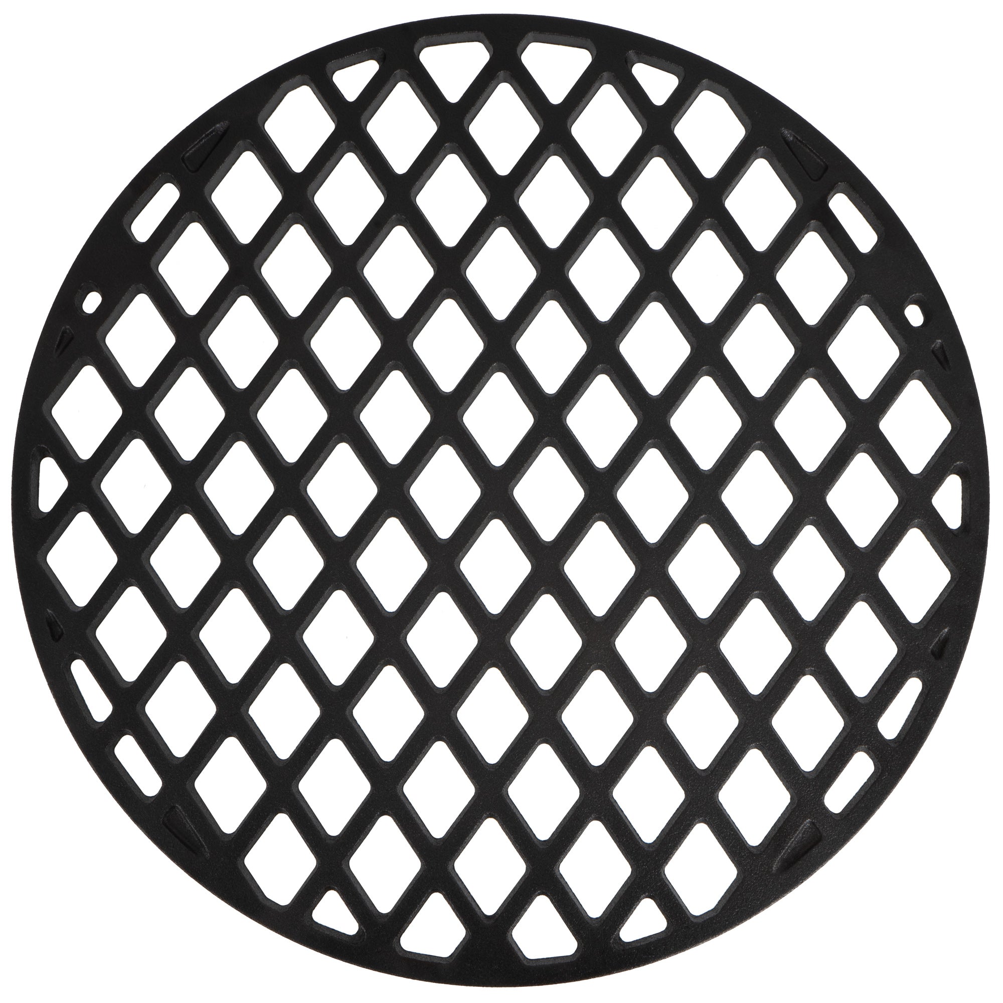 Grille de barbecue, Ø 45 cm, en fonte pré-culottée, pour barbecue à charbon de bois Ø 47 cm