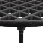 Grille de barbecue en fonte, à 3 pieds, ronde