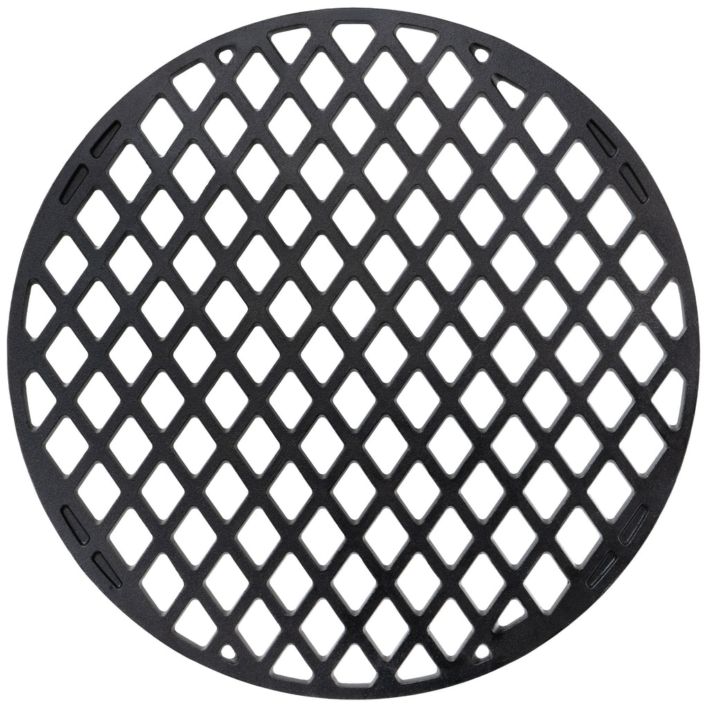 Grille de barbecue en fonte, à 3 pieds, ronde