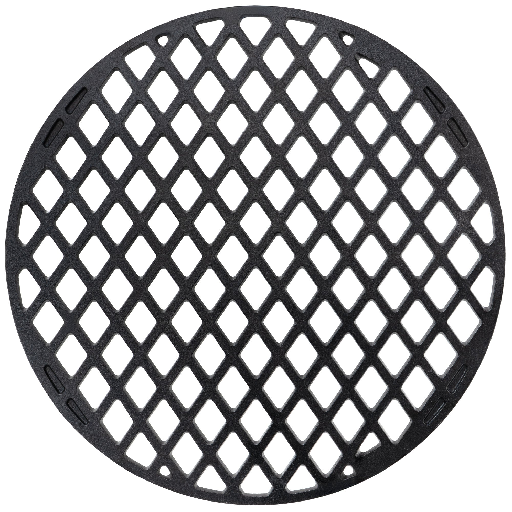 Grille de barbecue en fonte, à 3 pieds, ronde