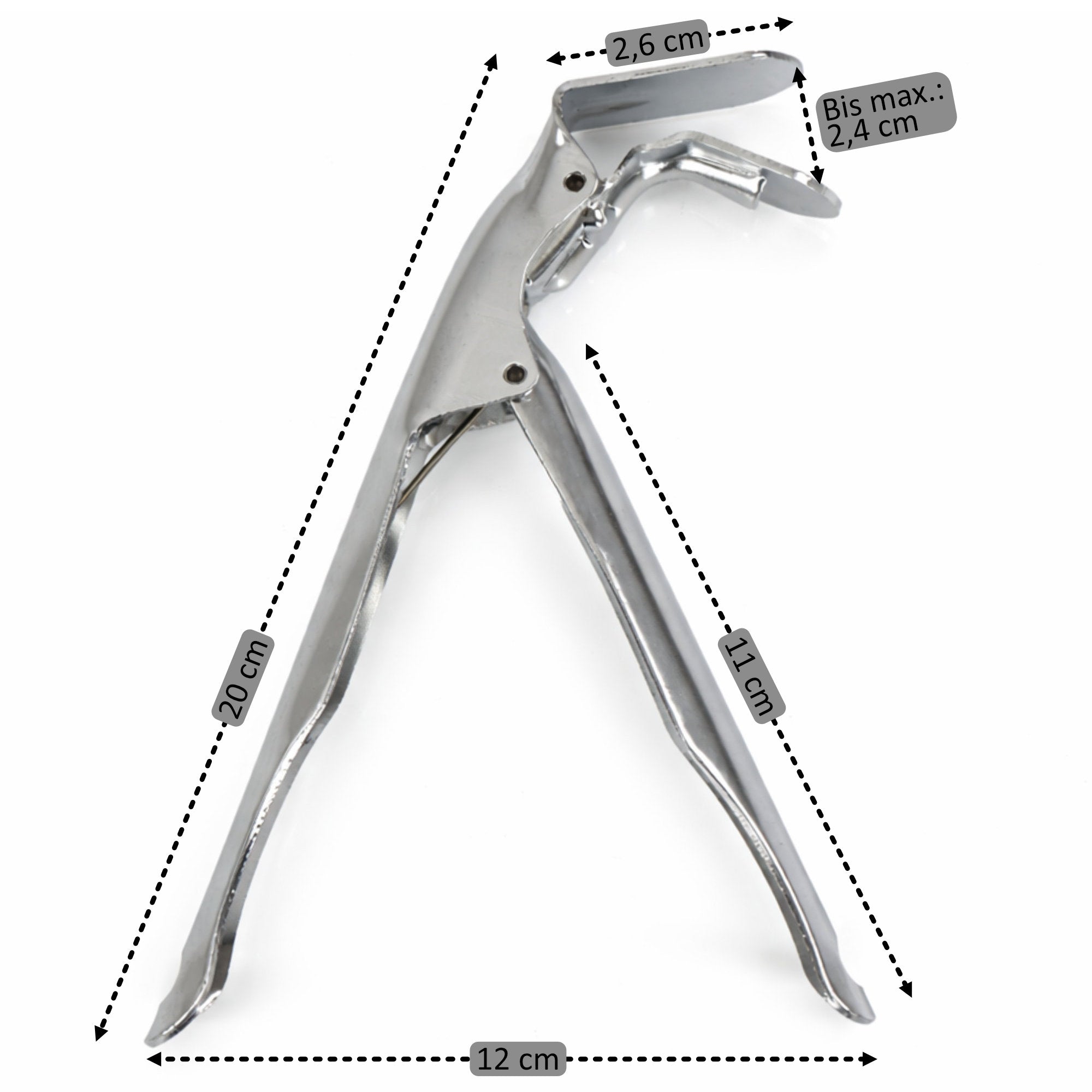 Grillrostheber, 20 x 12 x 3 cm, Carbonstahl