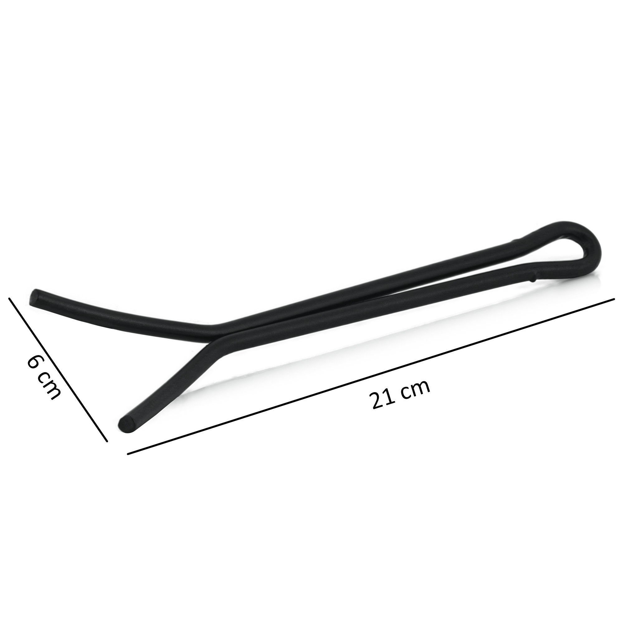 Lève-grille, 21 x 6,5 x 1 cm, acier, noir