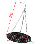 Barbecue trépied, 112 - 178 cm, avec grille de cuisson, Ø 54 cm, en fonte