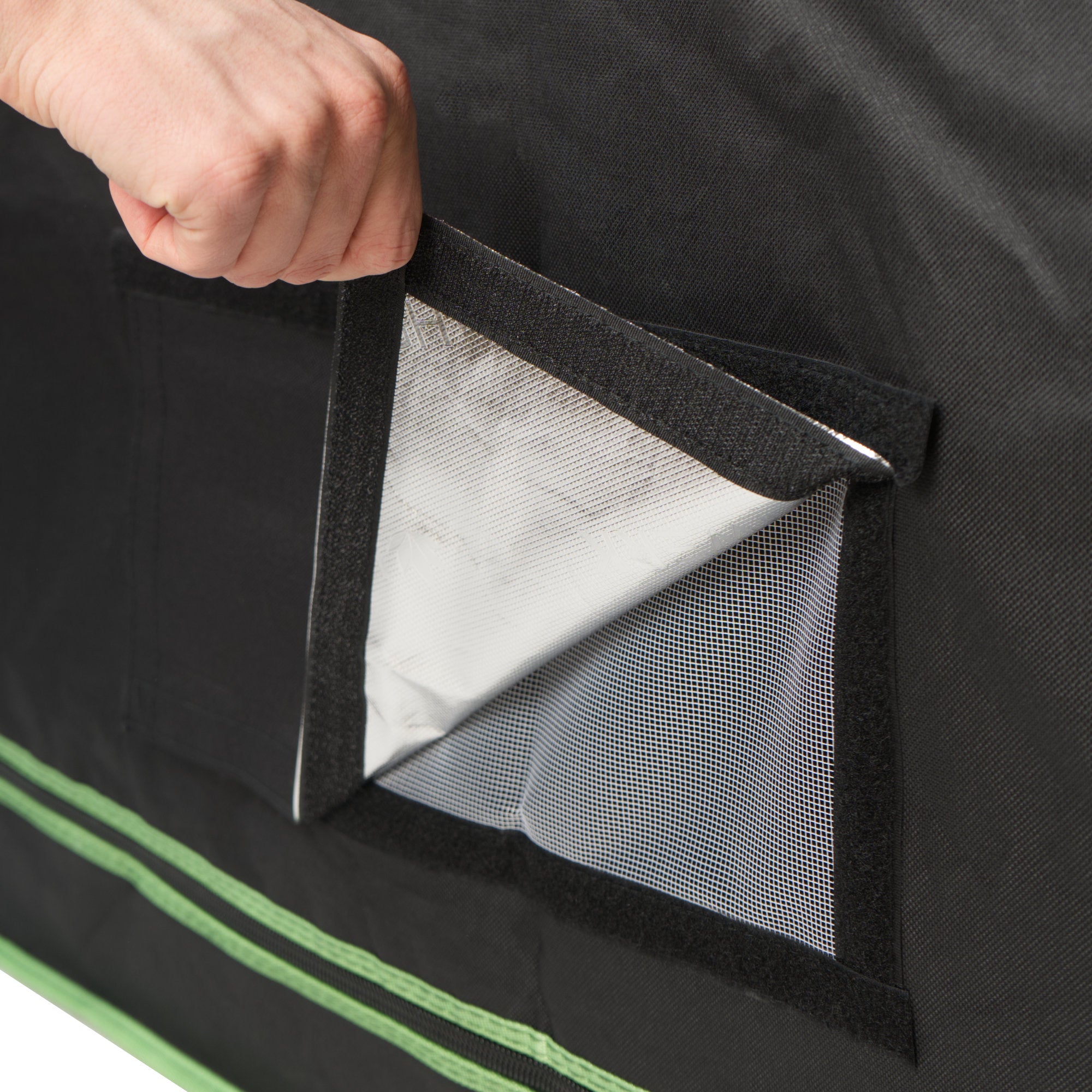 Tente de culture, 240 x 120 x 180 cm, noir/vert, pour la culture de plantes d'intérieur