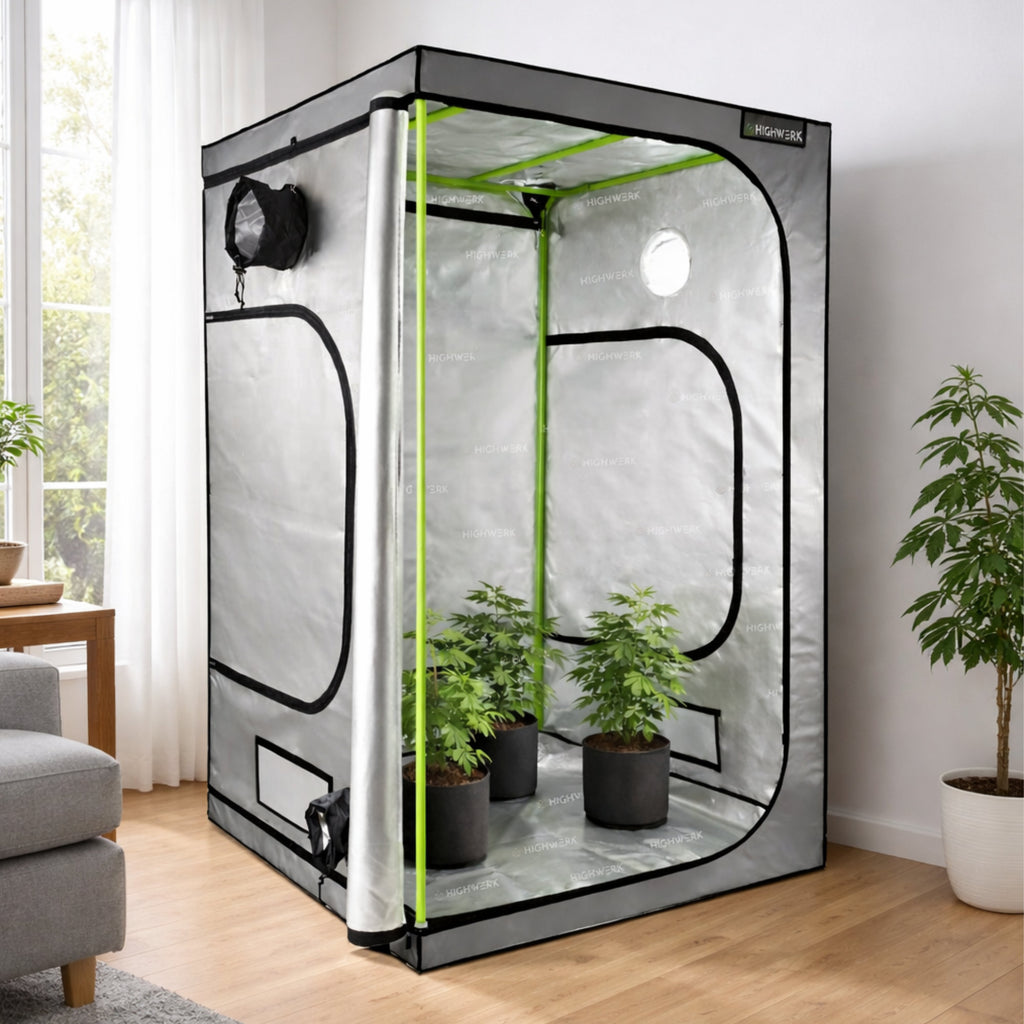 Grow tent, 120 x 120 x 200 cm, indoor plant cultivation