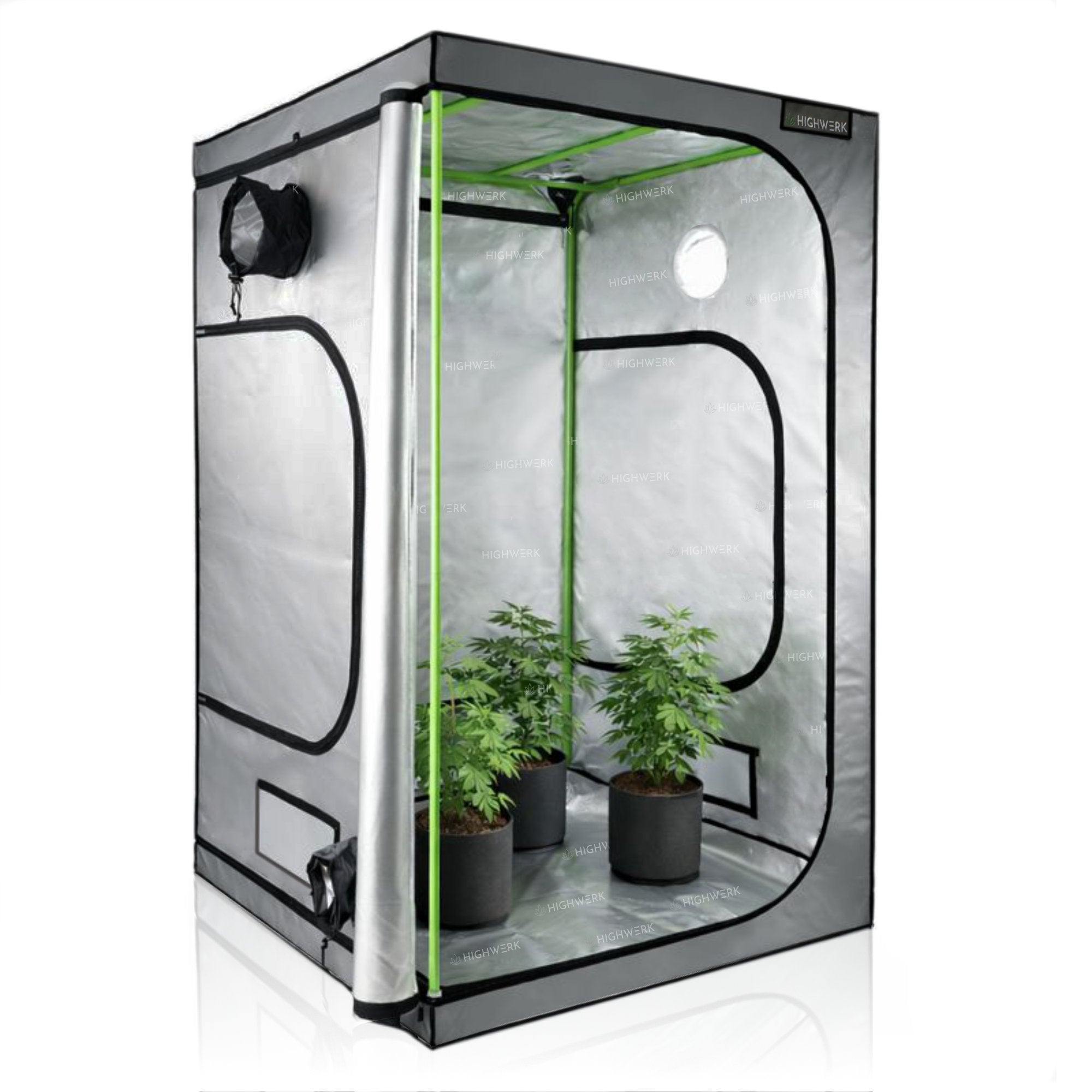 Grow tent, 120 x 120 x 200 cm, indoor plant cultivation