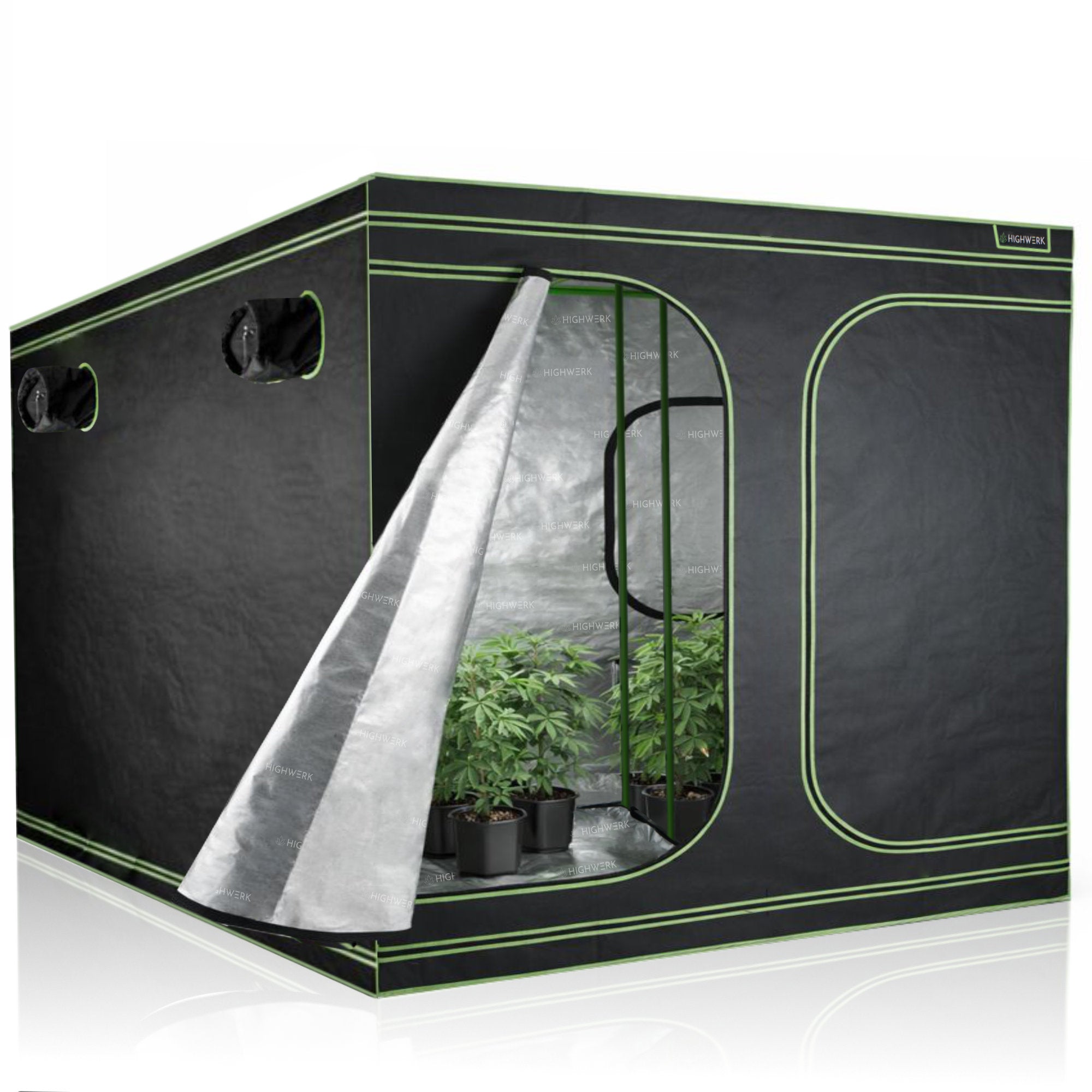Zuchtzelt, 200 x 200 x 200 cm, Pflanzenzucht Indoor
