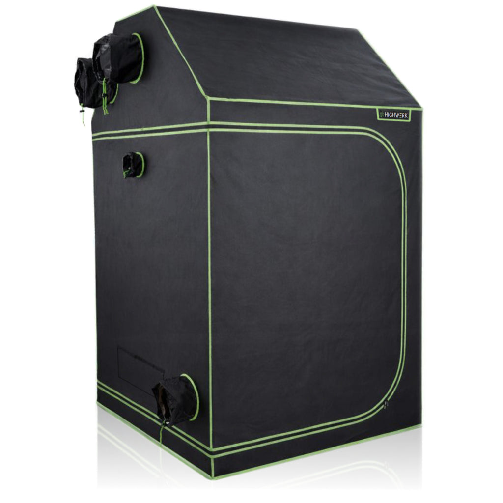 Tente de culture, 120 x 120 x 180 cm, noir/vert, pour la culture de plantes d'intérieur