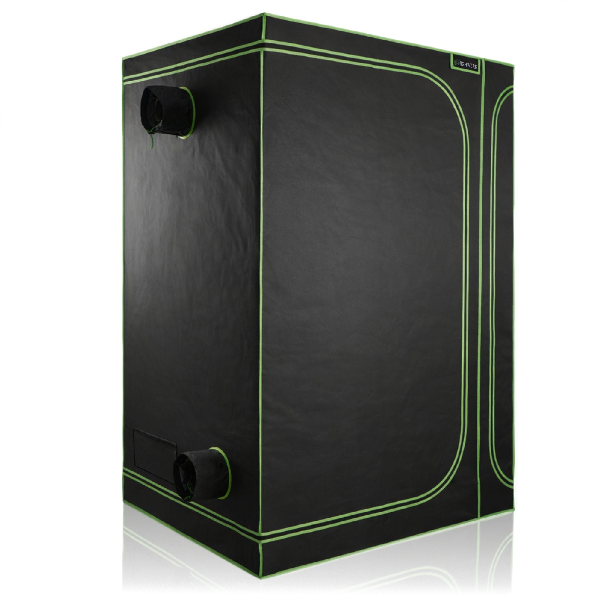 Zuchtzelt, 160 x 120 x 205 cm, schwarz/grün, Pflanzenzucht Indoor