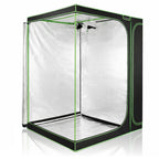 Tente de culture, 160 x 120 x 205 cm, noir/vert, pour la culture de plantes d'intérieur