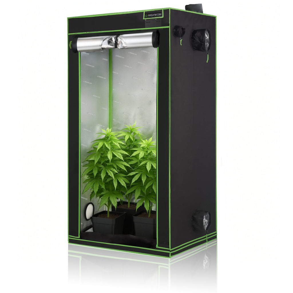 Grow tent, black/green, indoor plant cultivation