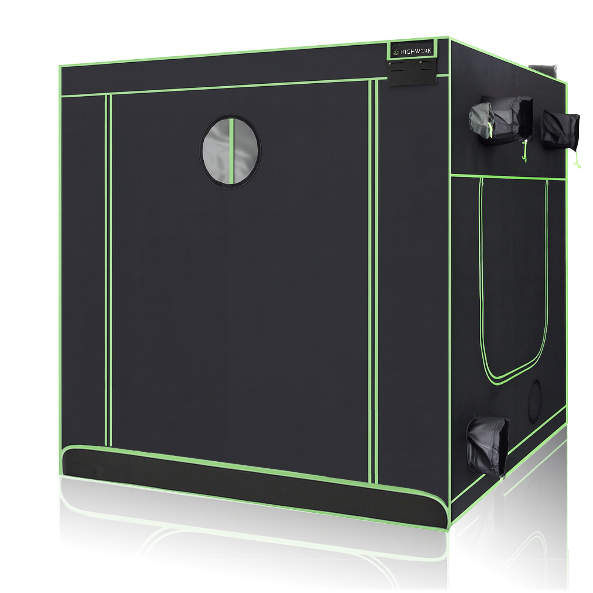 Grow tent, black/green, indoor plant cultivation