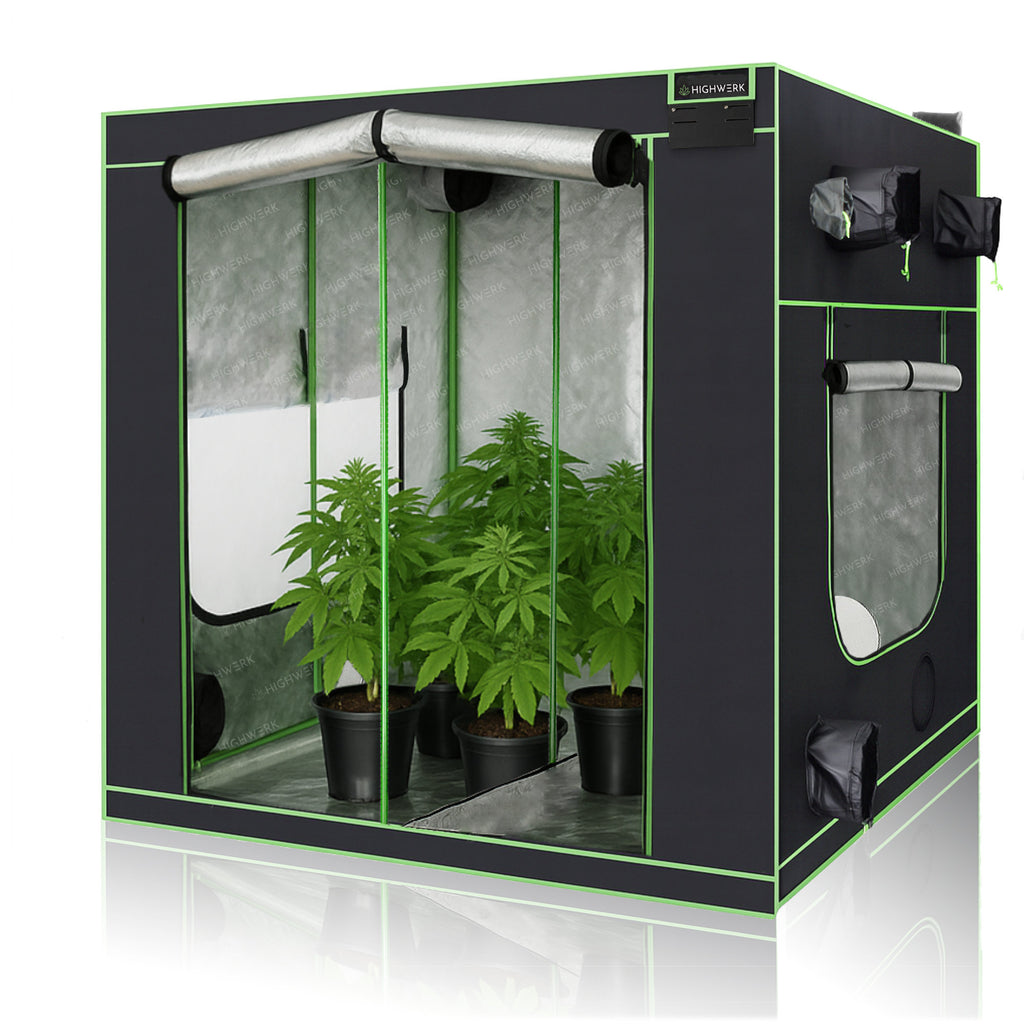 Grow tent, black/green, indoor plant cultivation