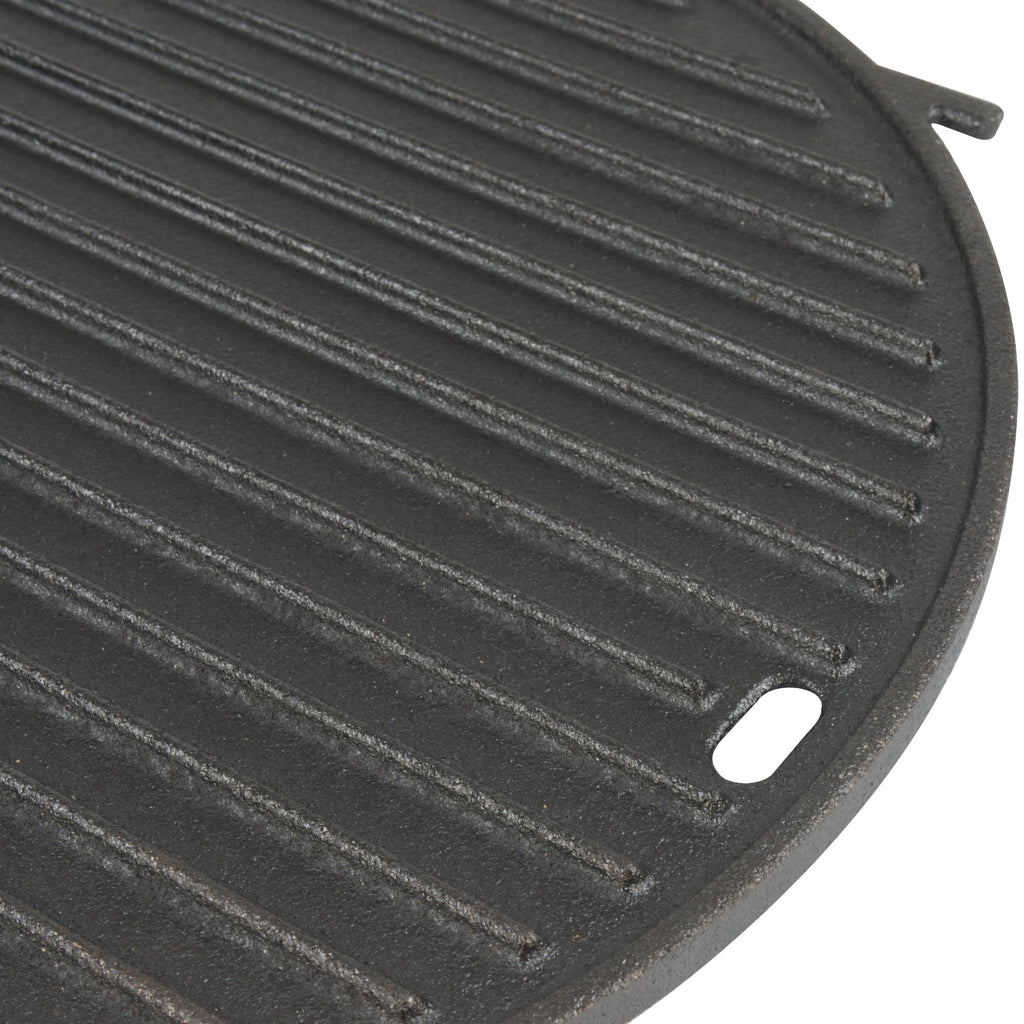 Grillplatte, Gusseisen, Ø 30 cm, Plancha