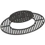 Système de grille de barbecue, Ø 54,5 cm, en fonte, pour barbecue kettle de 57 cm