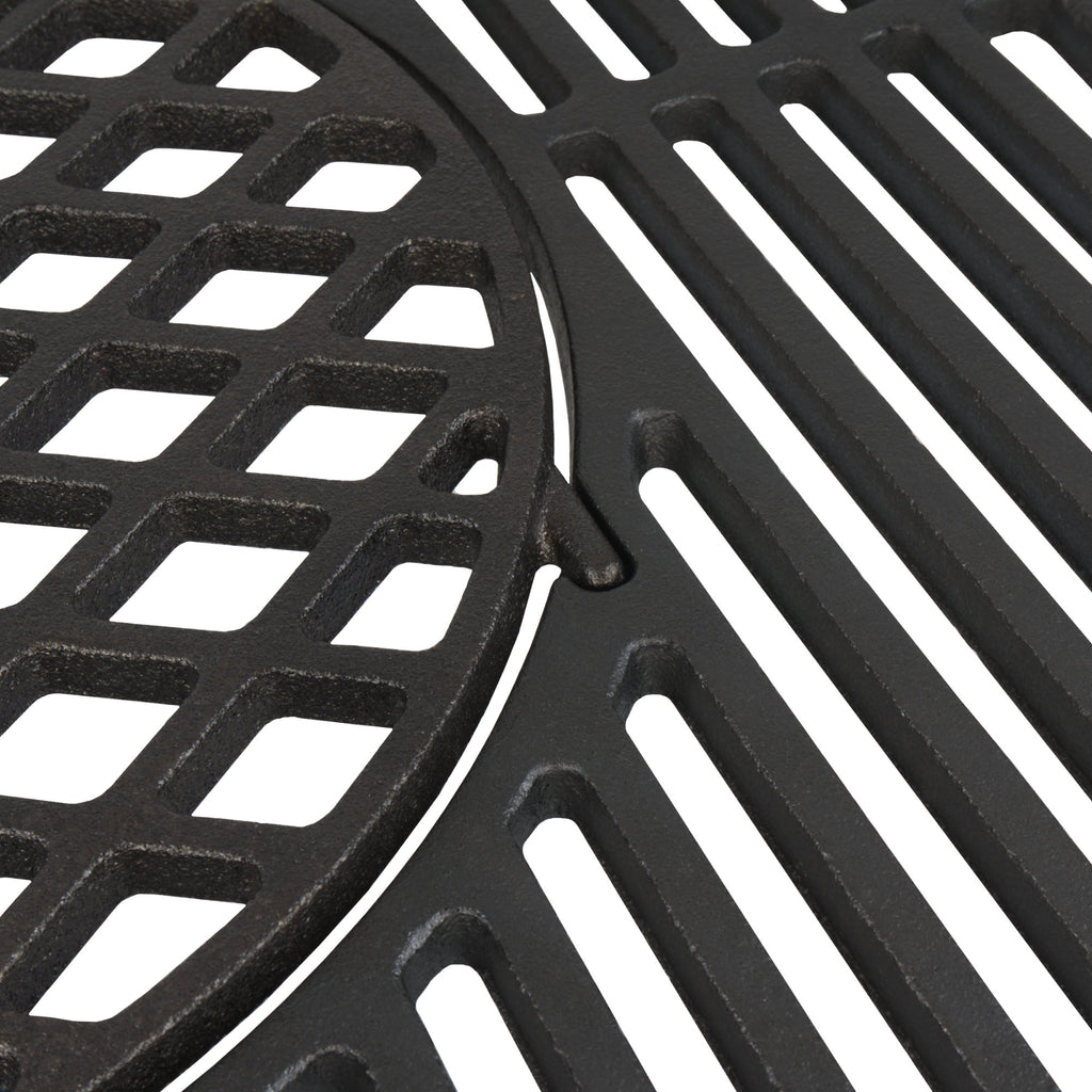 Grill grate system, Ø 54.5 cm, cast iron, for 57 cm kettle grill