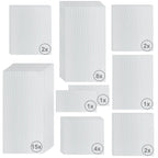 Plaques de polycarbonate alvéolaire, lot de 36, 6 mm, plaques de remplacement