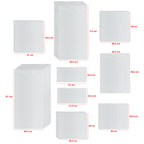 Plaques de polycarbonate alvéolaire, lot de 36, 6 mm, plaques de remplacement
