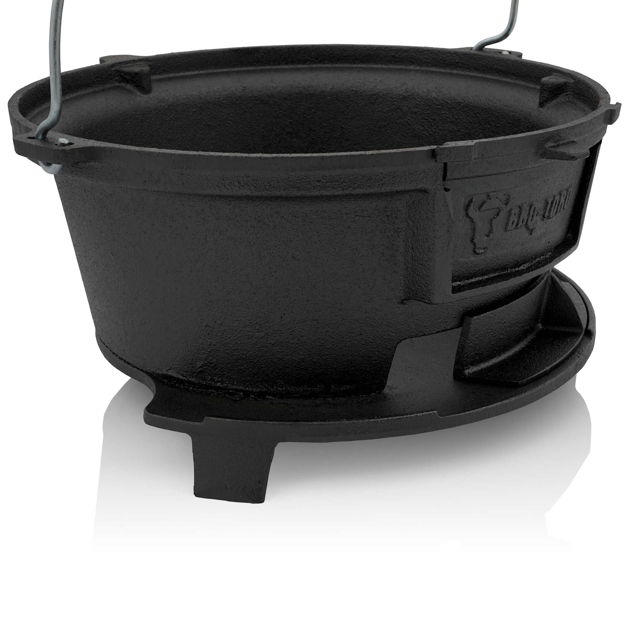 Grilltopf, Gusseisen, inkl. Grillrost, Hibachi Style