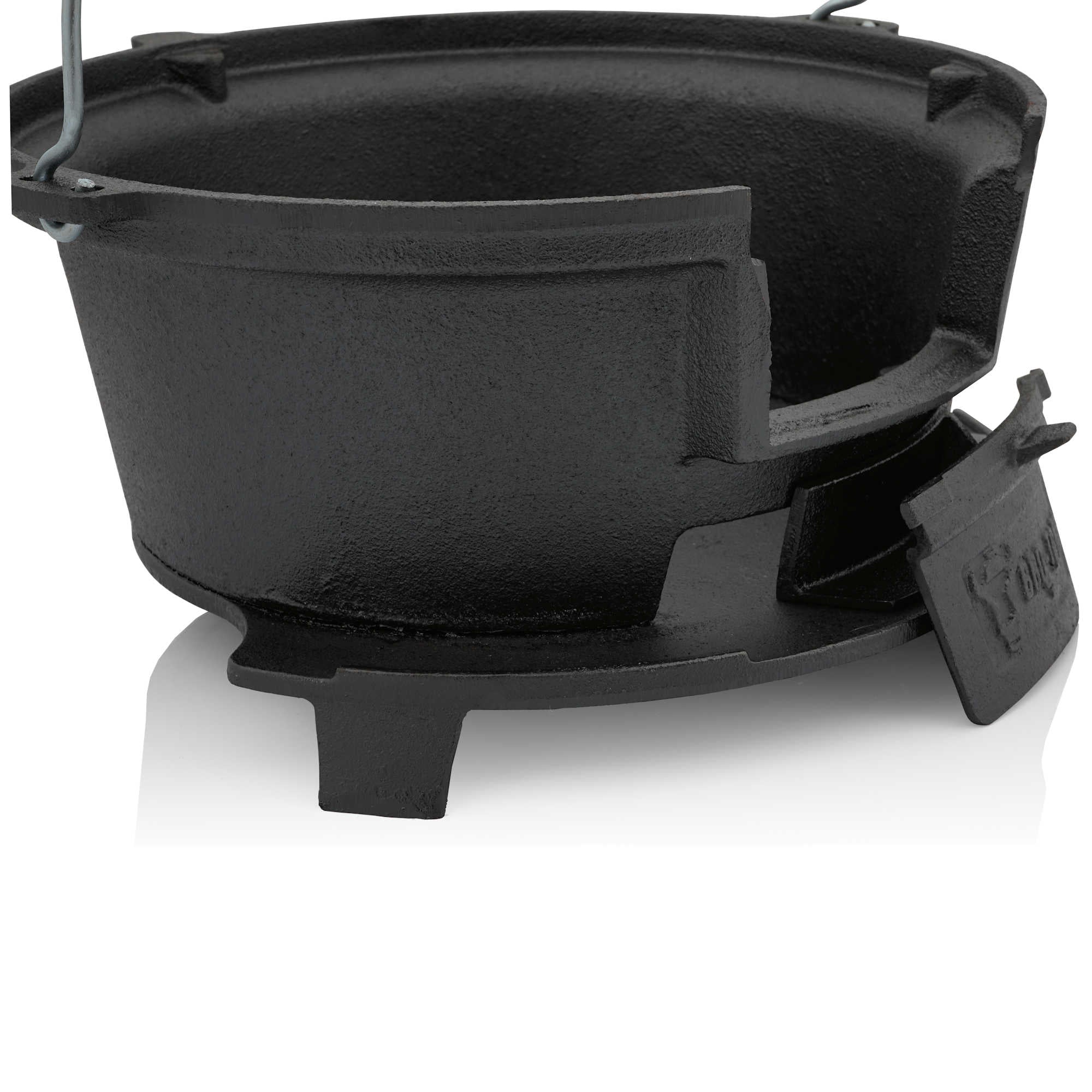 Grilltopf, Gusseisen, inkl. Grillrost, Hibachi Style