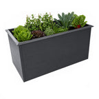 Carré potager, 150 x 75 x 77 cm, Anthracite RAL 7016