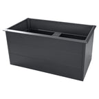 Carré potager, 150 x 75 x 77 cm, Anthracite RAL 7016