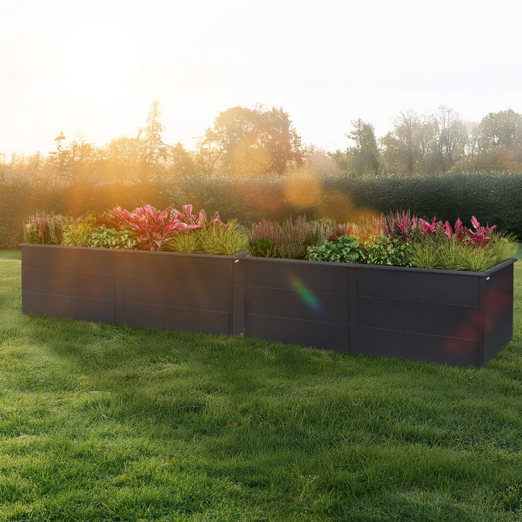 Potager surélevé, 200 x 100 x 77 cm