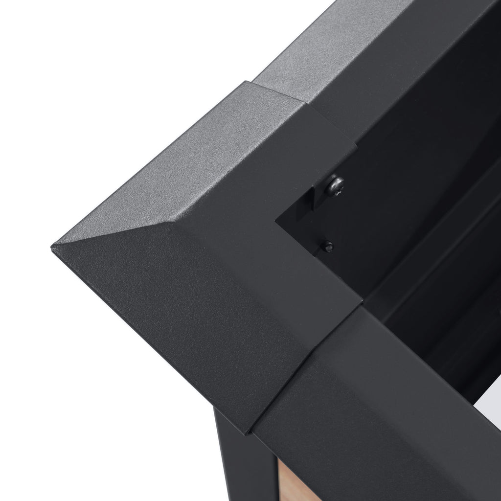 Potager surélevé, 200 x 100 x 77 cm