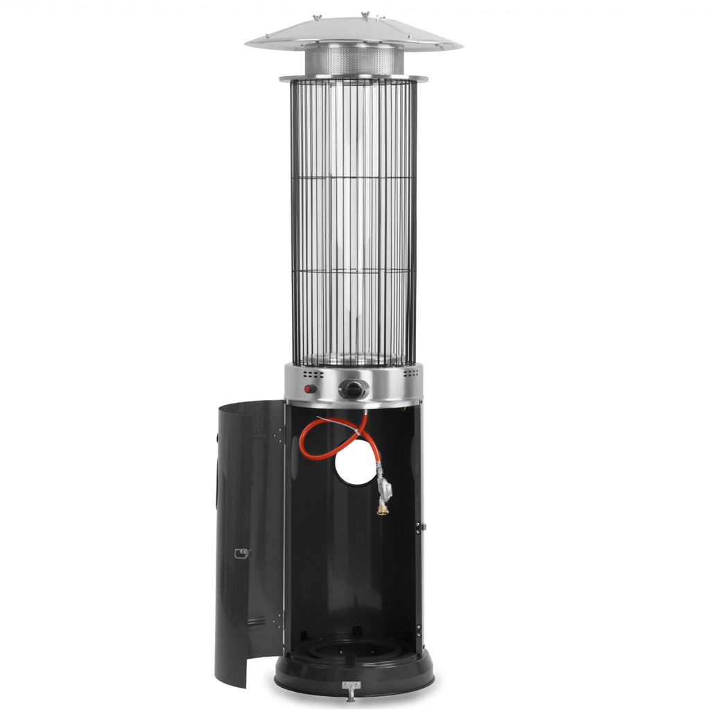 Gas Patio Heater "Davos", Ø 57 x 174 cm, 15 kW, incl. Glass Tube