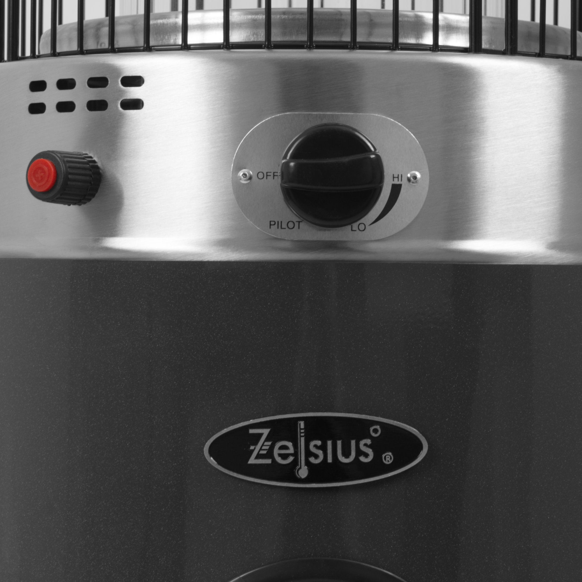 Gas Patio Heater "Davos", Ø 57 x 174 cm, 15 kW, incl. Glass Tube