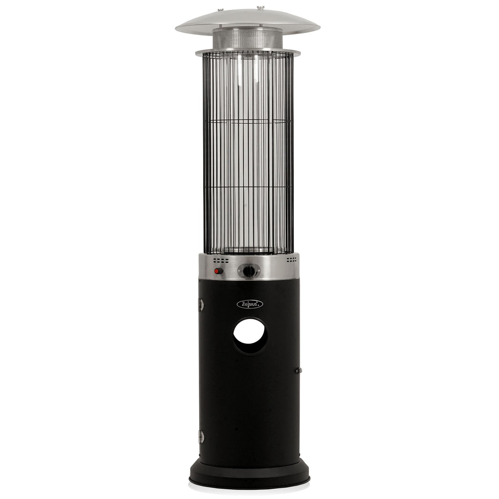 Gas Patio Heater "Davos", Ø 57 x 174 cm, 15 kW, incl. Glass Tube
