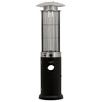 Chauffage de terrasse à gaz "Davos", Ø 57 x 174 cm, 15 kW, tube en verre inclus