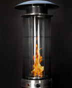 Gas Patio Heater "Davos", Ø 57 x 174 cm, 15 kW, incl. Glass Tube