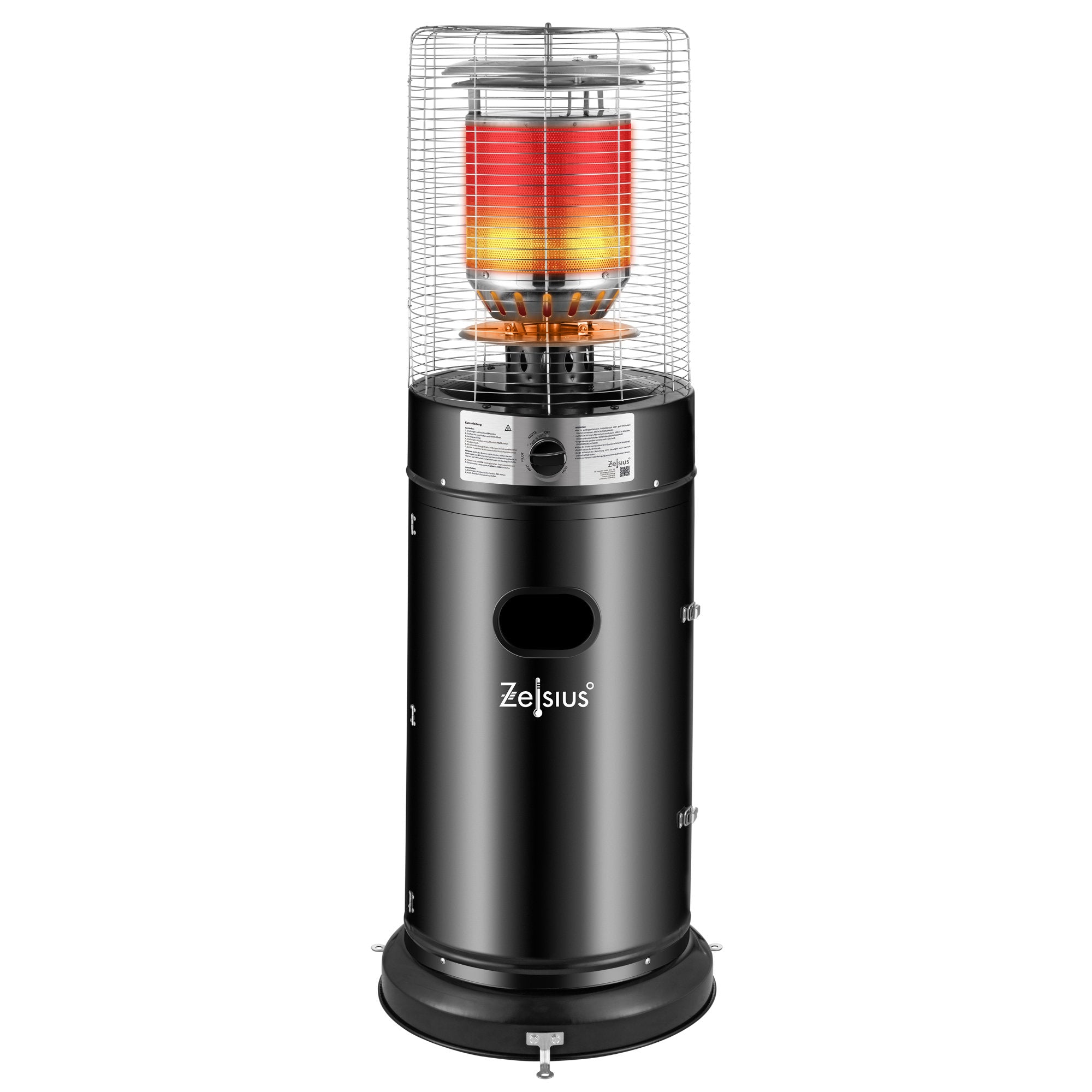 Gas patio heater "Zermatt", Ø 46cm x 137cm, 11 kW