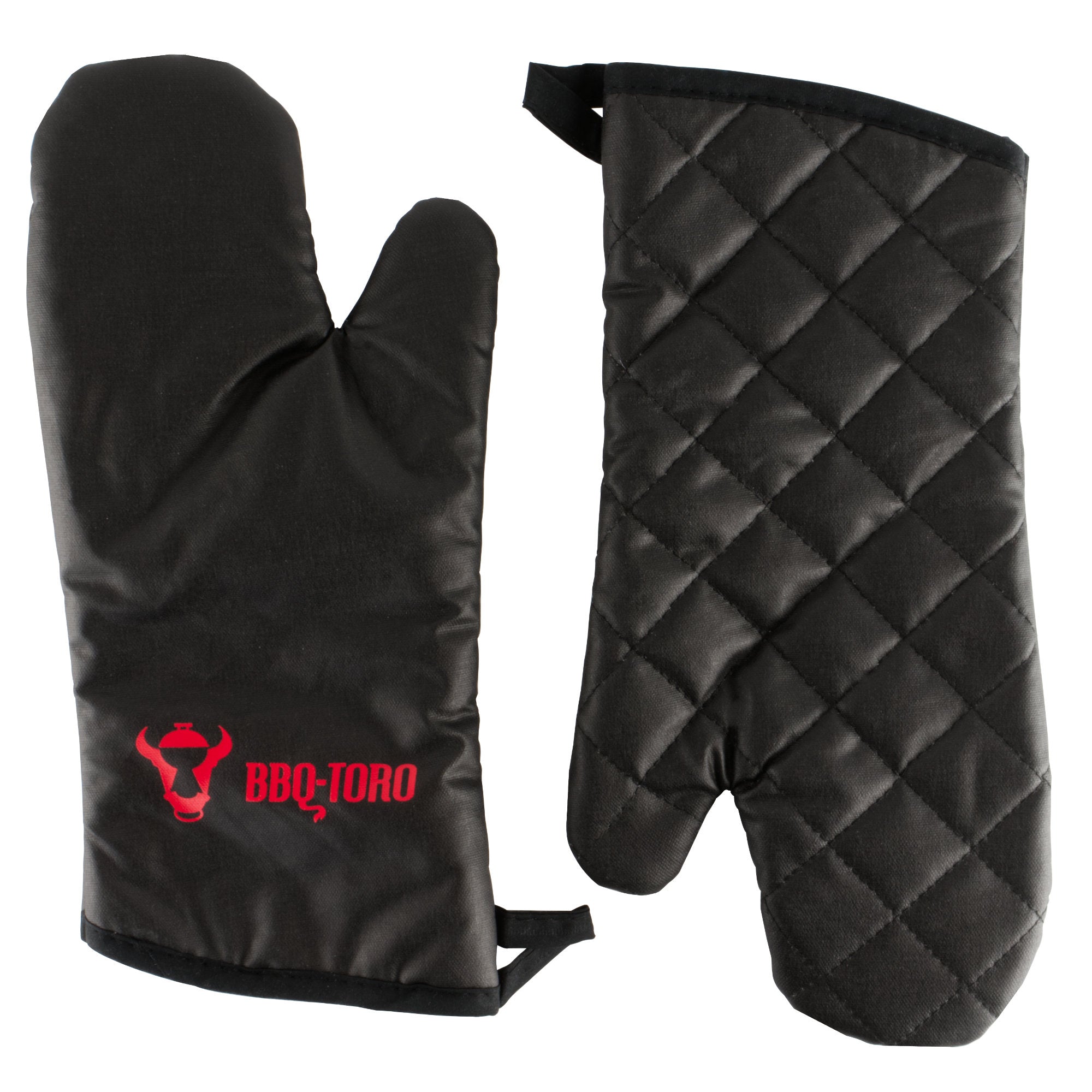 Grill gloves, set of 2, heat-resistant oven gloves