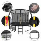 Trampoline, Black