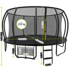Trampoline, Black