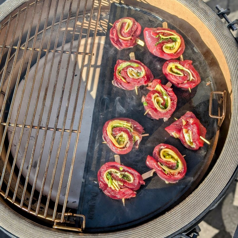Wendeplatte für Kamado Keramikgrill, Ø 52 cm, Gusseisen