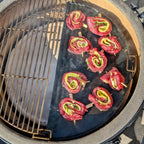 Reversible griddle for Kamado ceramic grill, Ø 52 cm, cast iron