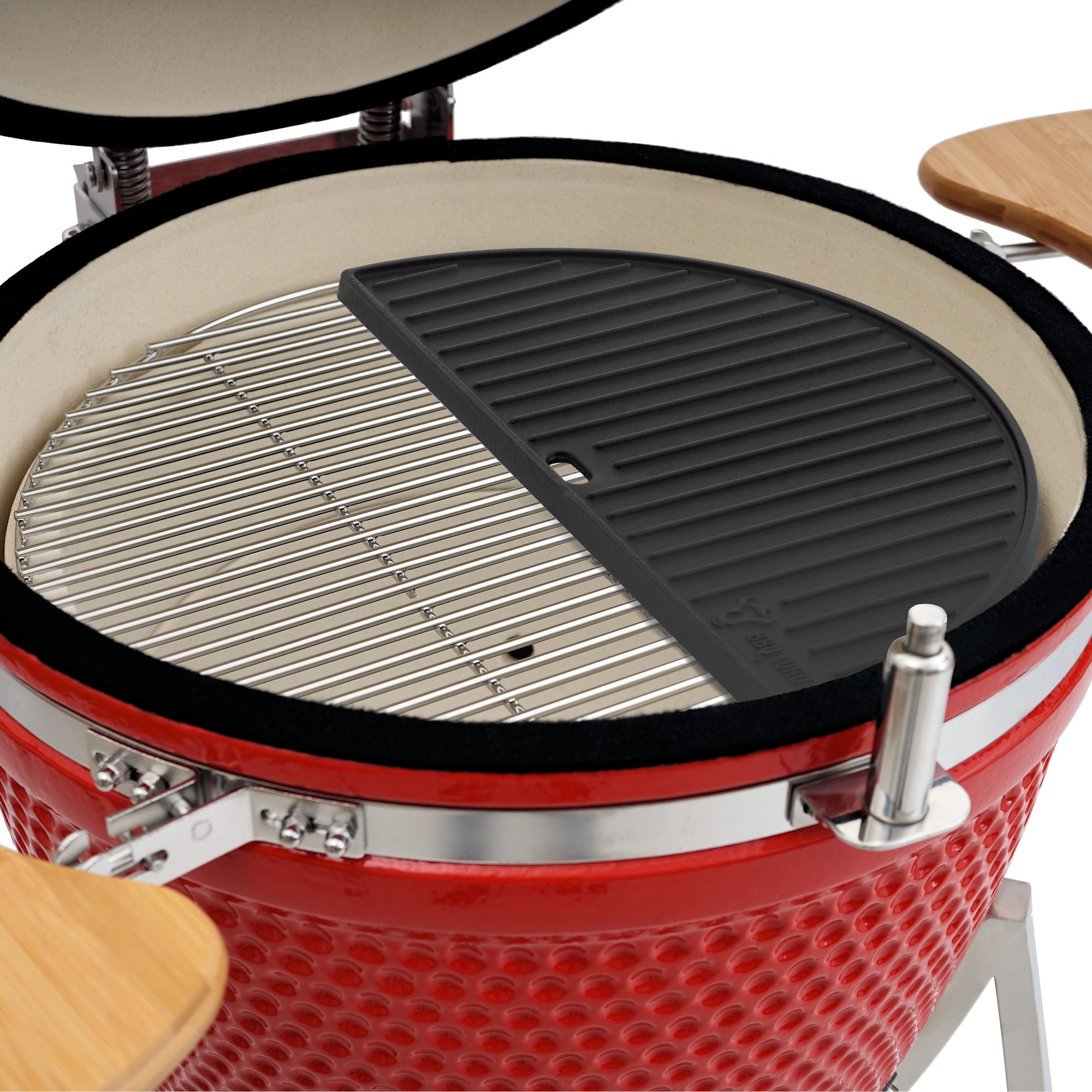 Wendeplatte für Kamado Keramikgrill, Ø 52 cm, Gusseisen