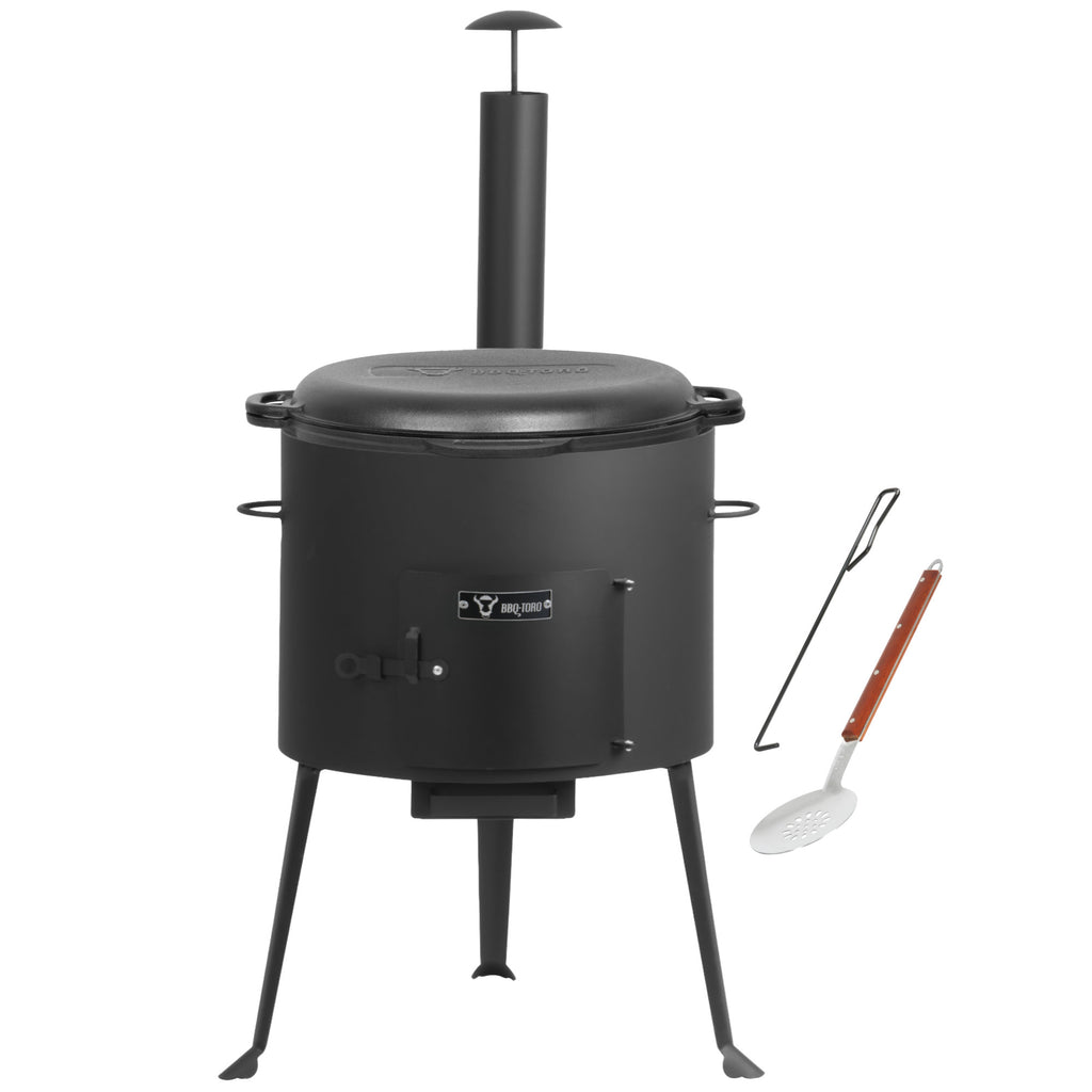 Four Kazan Ø 44 cm, avec kazan, en fonte