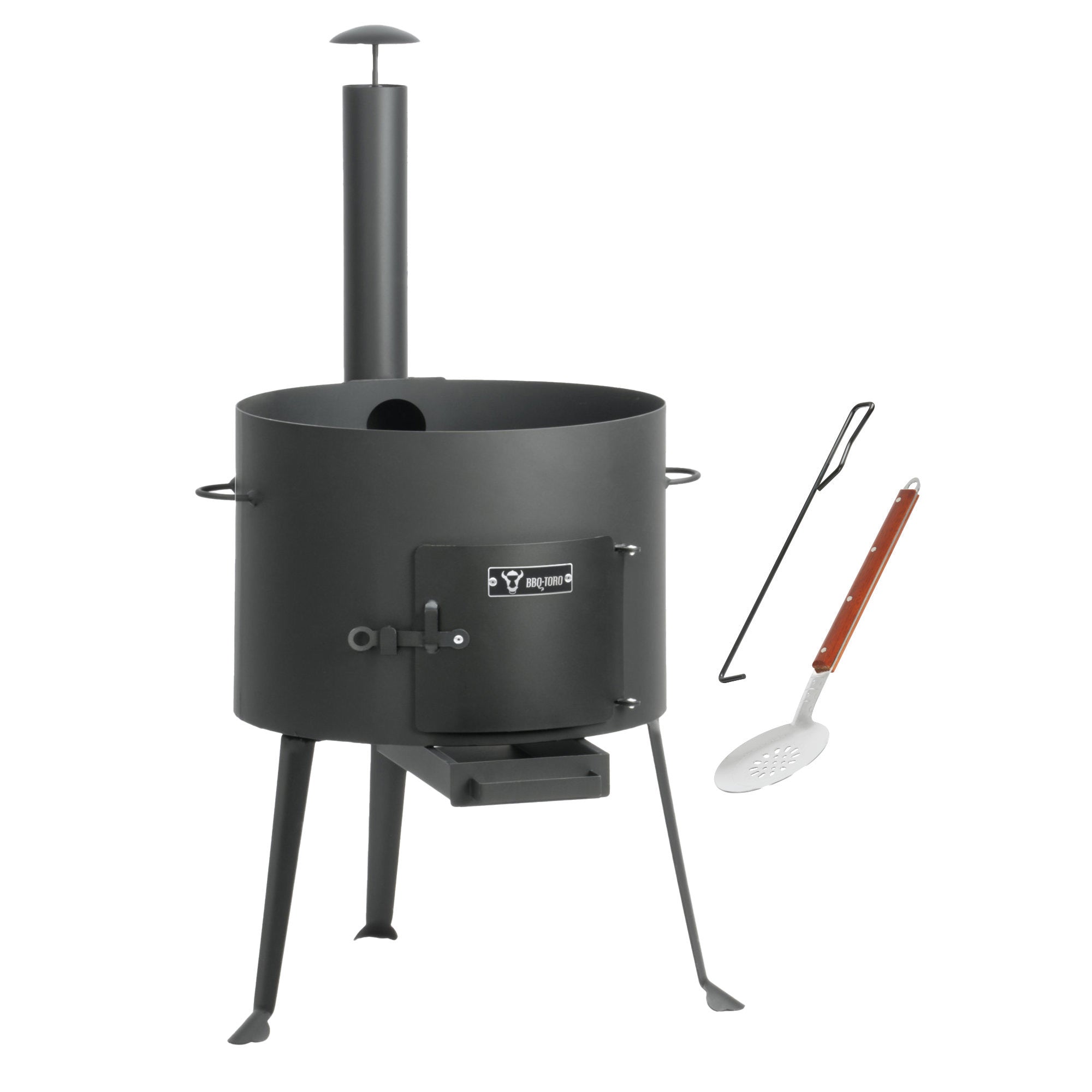 Kazan oven, goulash kettle, including skimmer and poker