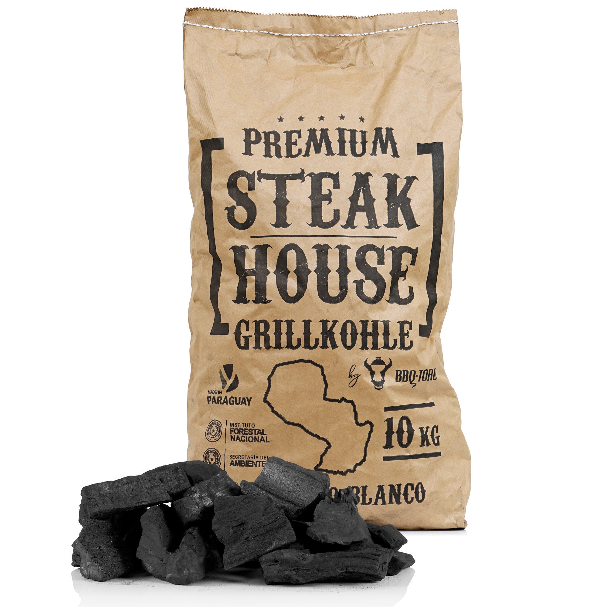 Charcoal "Steak House Premium", Querbracho Blanco