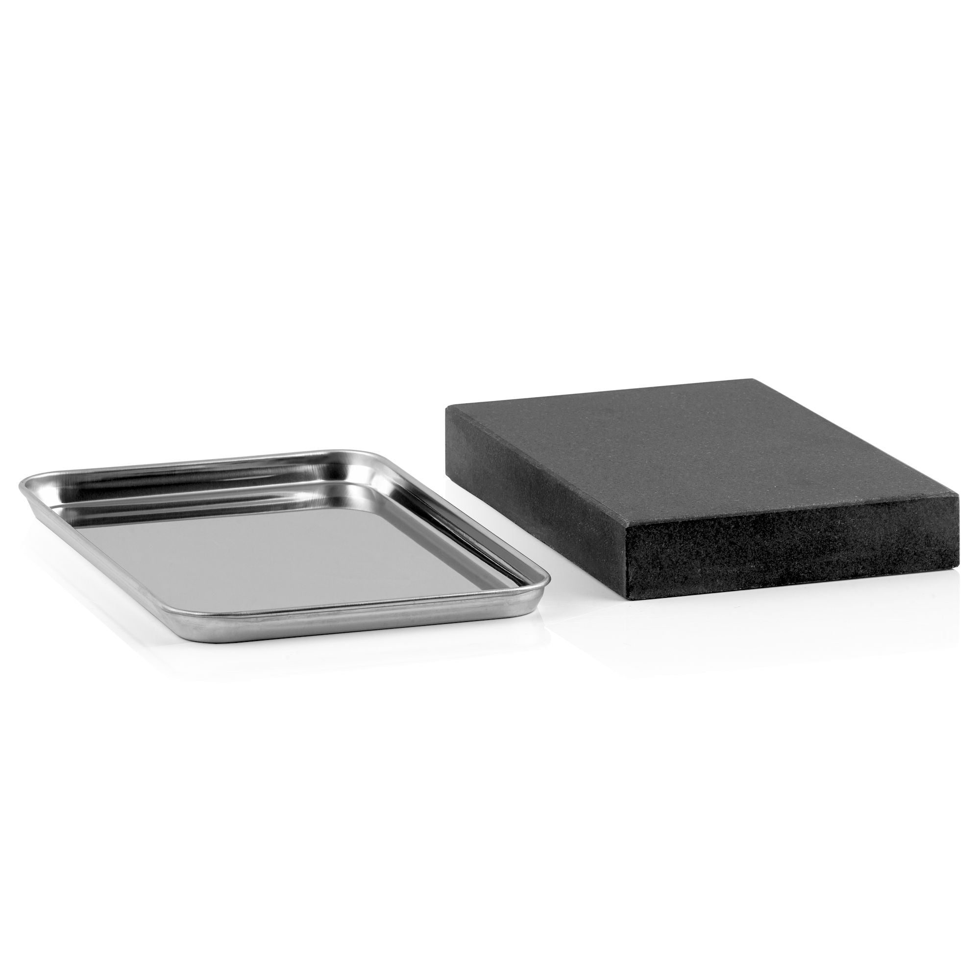 Ensemble de pierres de lave, 4 pièces, comprenant une pierre chaude, une plaque et une planche en bois.