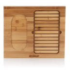 Ensemble de pierres de lave, 4 pièces, comprenant une pierre chaude, une plaque et une planche en bois.