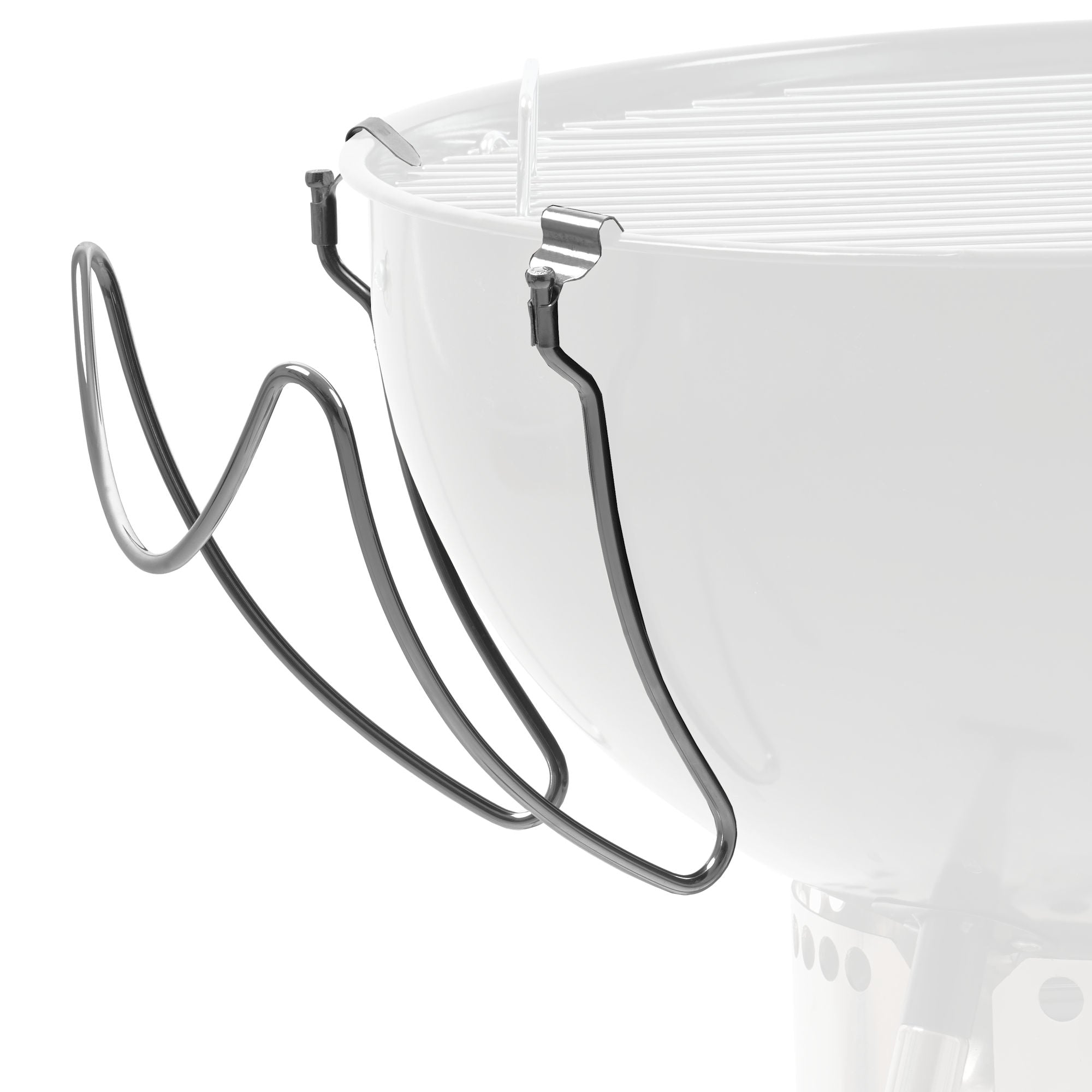 Universal lid holder for 47 cm and 57 cm kettle grills